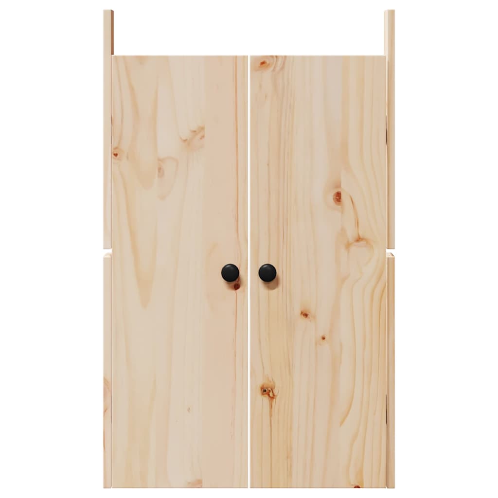 Porta da cucina Marrone 50 x 9 x 82 cm Legno massello di pino 868169