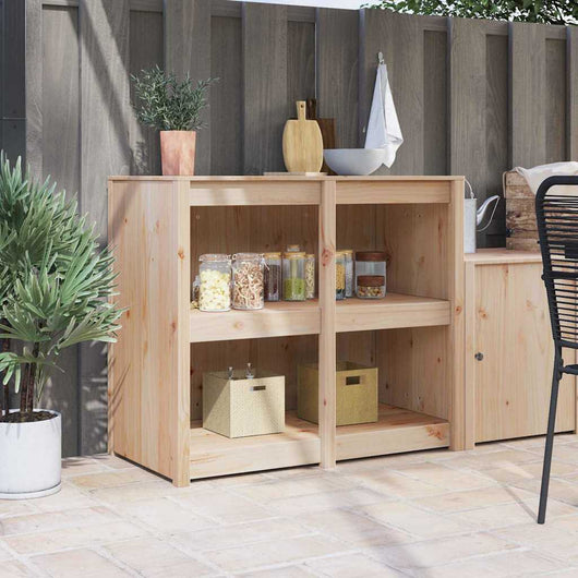 Mobile da cucina con lo scaffale Marrone 106 x 55 x 92 cm 868177