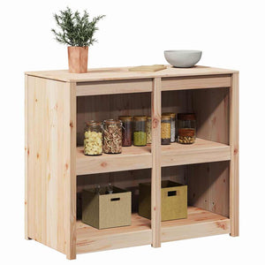 Mobile da cucina-Armadio da cucina Rovere Marrone 106 x 55 x 92 cm Pino massello 473104