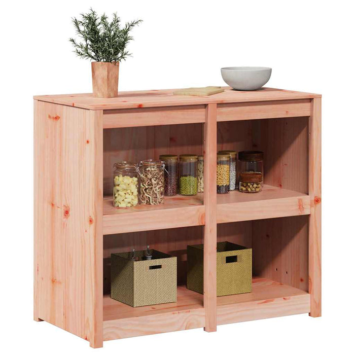 Mobile da cucina-Armadio da cucina Rovere Marrone 106 x 55 x 92 cm Pino massello 396496