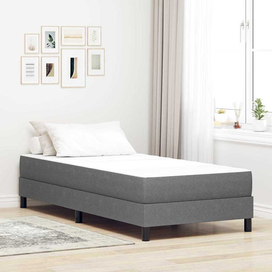 Materasso da Letto Grigio chiaro 90 x 200 cm Tessuto 42008266