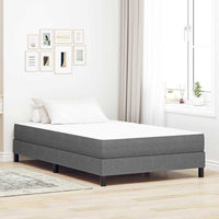Materasso da Letto Grigio chiaro 120 x 200 cm Tessuto 42008281
