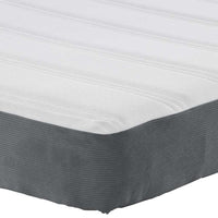 Materasso da Letto con materasso Grigio 120 x 200 cm Tessuto 42008282