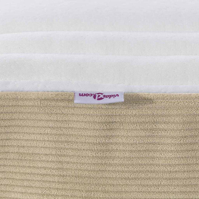 Materasso da Letto con materasso Verde 140 x 190 cm Tessuto 42008290