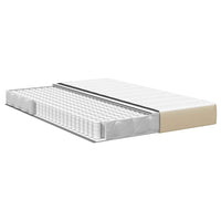 Materasso da Letto con materasso Verde 140 x 190 cm Tessuto 42008290