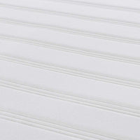 Materasso da Letto con materasso Grigio 140 x 200 cm Tessuto 42008292