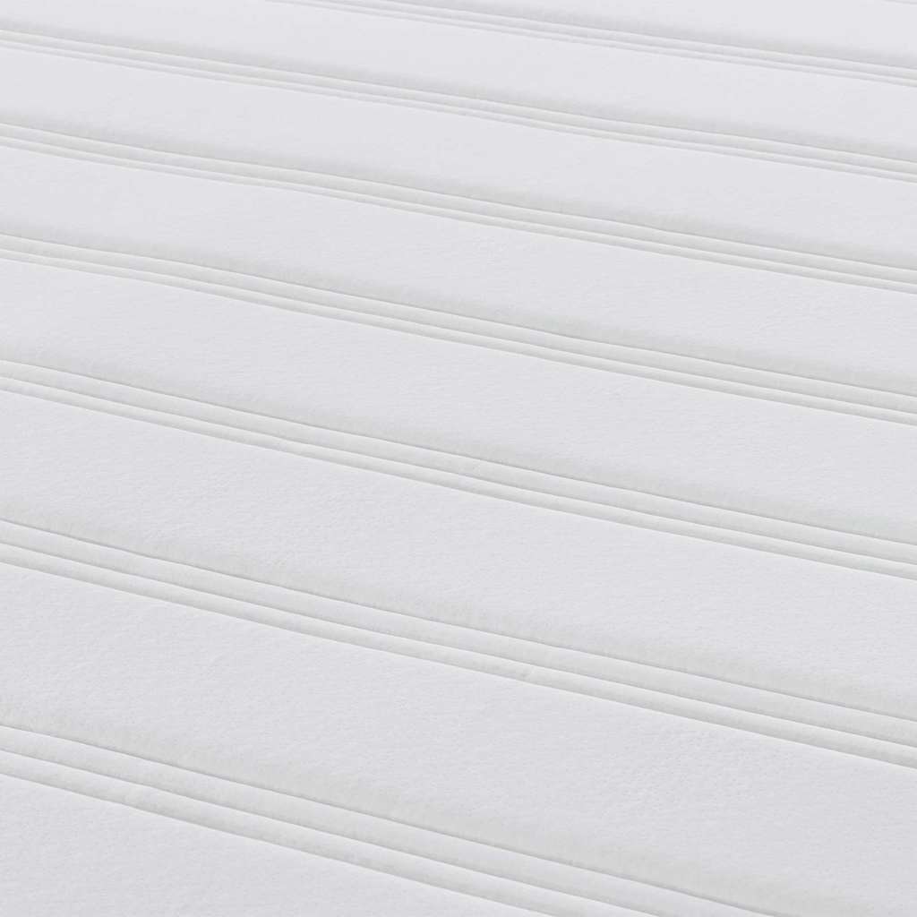 Materasso da Letto con materasso Crema 140 x 200 cm Tessuto 42008293