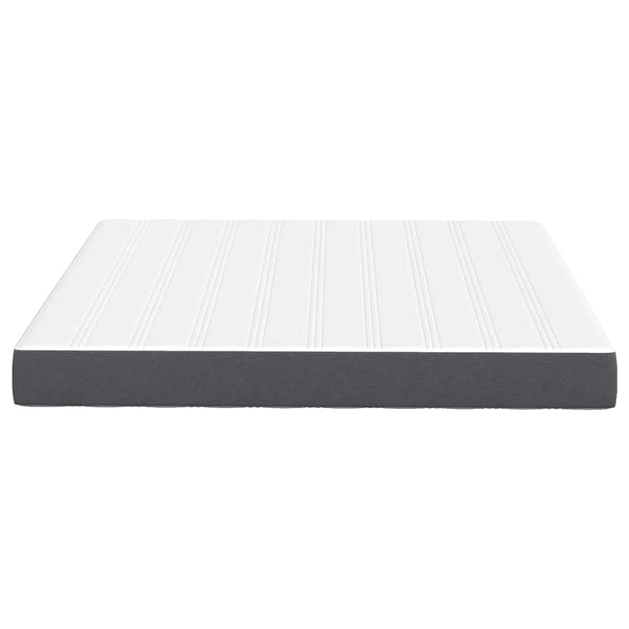 Materasso da Letto con materasso Grigio 180 x 200 cm Tessuto 42008302