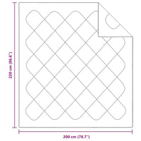 Trapunte & Duvet Bianco 200 x 220 cm Microfibra 42007777