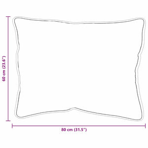 Cuscini 2 pcs Bianco 85gsm 100% poliestere 42007830