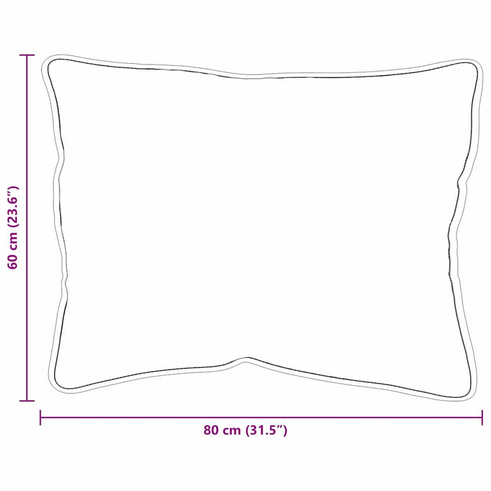 Cuscini 2 pcs Bianco 85gsm 100% poliestere 42007830