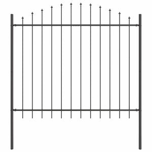 Recinzione per Giardino Grigio 170 x 150 cm 42003905