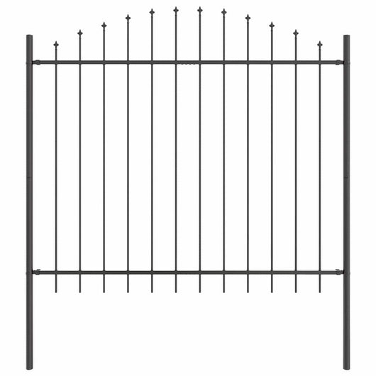 Recinzione per Giardino Grigio 170 x 150 cm 42003905