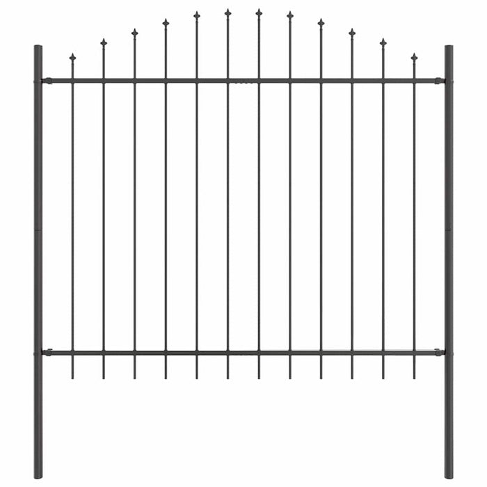 Recinzione per Giardino Grigio 170 x 150 cm 42003905