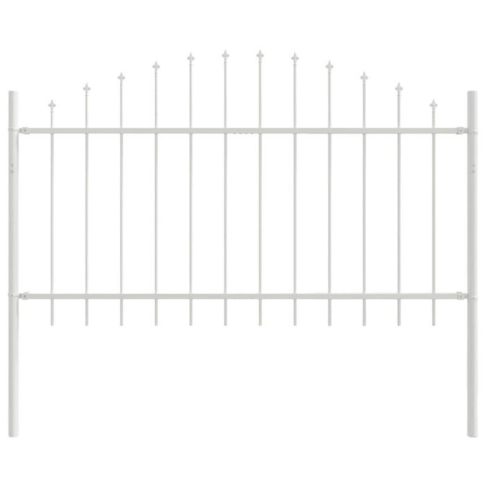 Recinzione per Giardino Bianco 170 x 140 cm 42003917