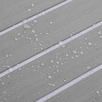 Pavimentazione per Barche  Autoadesiva Grigio Chiaro & Bianco 240x90 cm EVA Foam 42008464