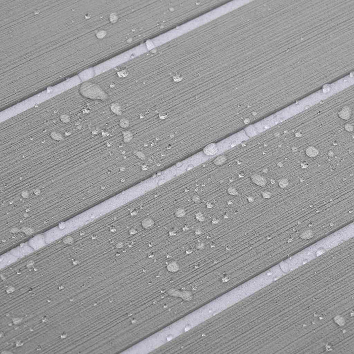 Pavimentazione per Barche  Autoadesiva Grigio Chiaro & Bianco 240x90 cm EVA Foam 42008464