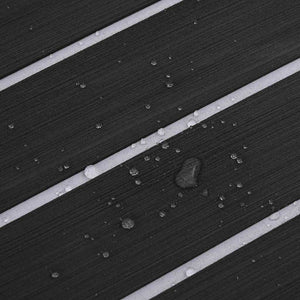 Pavimentazione per barche autoadesiva grigio scuro e bianco 240x90 cm EVA Foam 42008465
