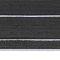 Pavimentazione per barche autoadesiva grigio scuro e bianco 240x90 cm EVA Foam 42008465