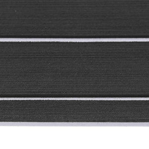 Pavimentazione per barche autoadesiva grigio scuro e bianco 240x90 cm EVA Foam 42008465