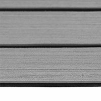 Pavimento per Barca Grigio chiaro, nero 240 x 60 cm Schiuma EVA 42008467