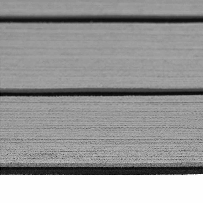 Pavimento per Barca Grigio chiaro, nero 240 x 60 cm Schiuma EVA 42008467