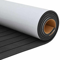 Pavimento per Barca Grigio scuro e nero 240 x 60 cm Schiuma EVA 42008468