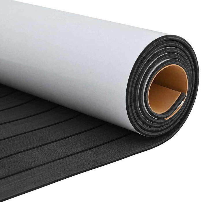 Pavimento per Barca Grigio scuro e nero 240 x 60 cm Schiuma EVA 42008468