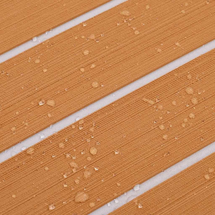 Pavimentazione  autoadesiva marrone e bianca 240x60 cm EVA Foam 42008469