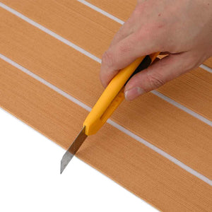 Pavimentazione  autoadesiva marrone e bianca 240x60 cm EVA Foam 42008469