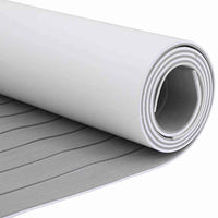 Pavimentazione per barche  autoadesiva Grigio chiaro e bianco 240x60 cm in schiuma EVA 42008470
