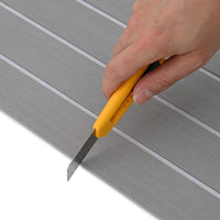 Pavimentazione per barche  autoadesiva Grigio chiaro e bianco 240x60 cm in schiuma EVA 42008470