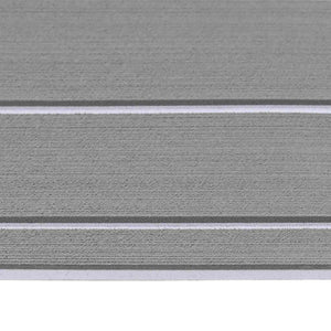 Pavimentazione per barche  autoadesiva Grigio chiaro e bianco 240x60 cm in schiuma EVA 42008470