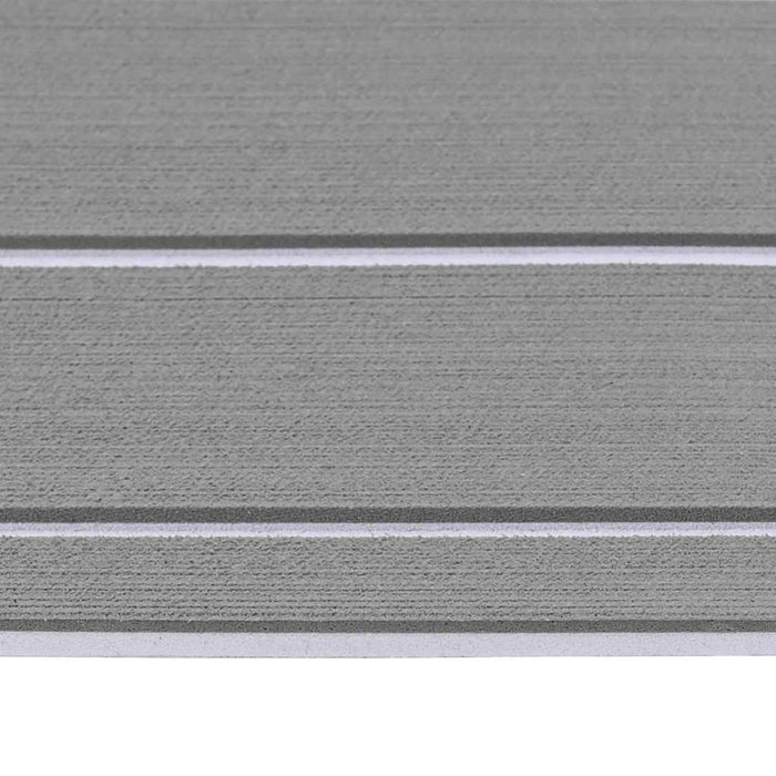 Pavimentazione per barche  autoadesiva Grigio chiaro e bianco 240x60 cm in schiuma EVA 42008470