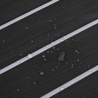 Pavimento per Barche Autoadesivo Grigio Scuro e Bianco 240x60 cm EVA Foam 42008471