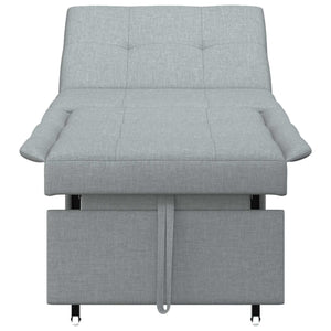 Divano letto Grigio chiaro 194 x 67 x 37 cm Tessuto 42008582