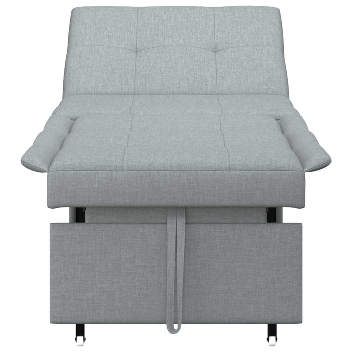 Divano letto Grigio chiaro 194 x 67 x 37 cm Tessuto 42008582