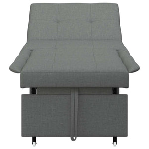 vidaXL Divano letto Grigio scuro 194 x 67 x 37 cm Tessuto