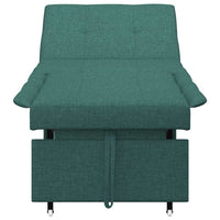 Divano letto Verde scuro 194 x 67 x 37 cm Tessuto 42008586