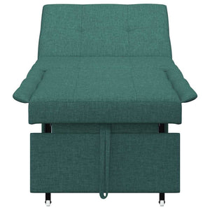 Divano letto Verde scuro 194 x 67 x 37 cm Tessuto 42008586