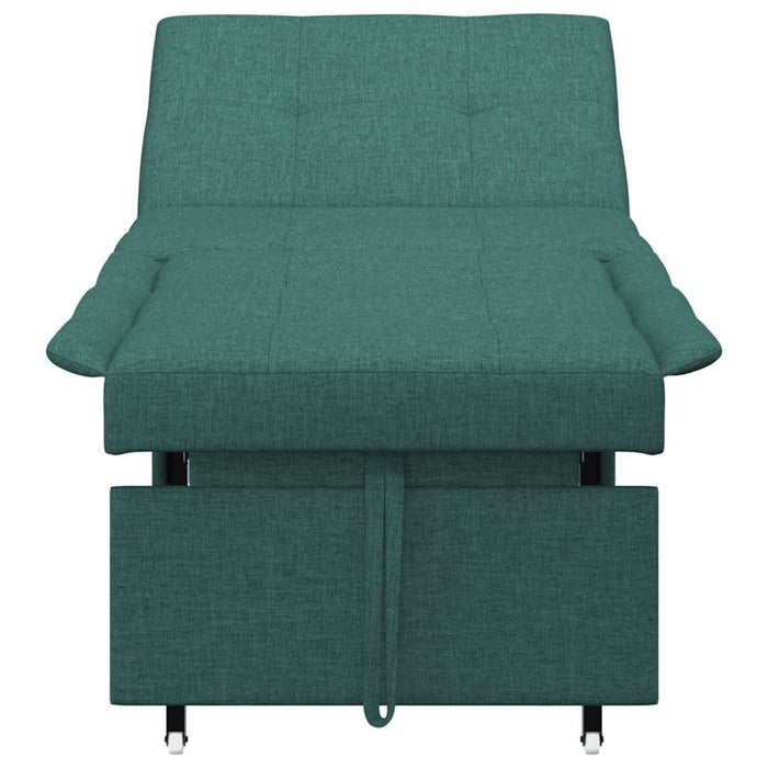 Divano letto Verde scuro 194 x 67 x 37 cm Tessuto 42008586