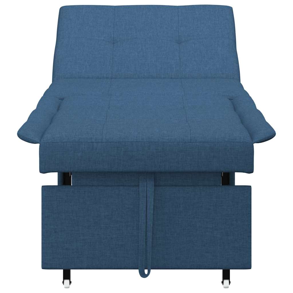 Divano Letto Estraibile-Sofa Letto-Daybed Blu 194 x 50 x 82 cm Legno compensato