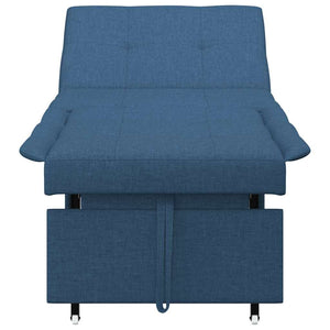 Divano Letto Estraibile-Sofa Letto-Daybed Blu 194 x 50 x 82 cm Legno compensato
