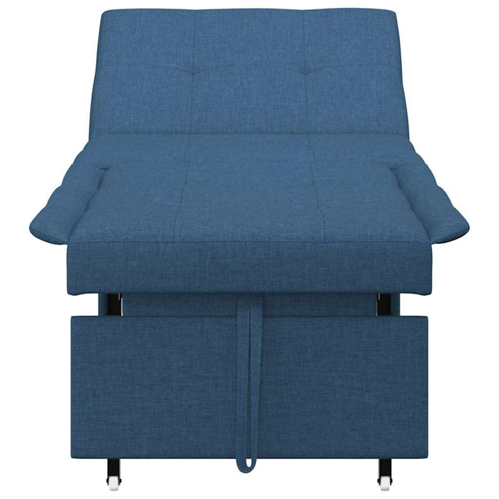 Divano Letto Estraibile-Sofa Letto-Daybed Blu 194 x 50 x 82 cm Legno compensato