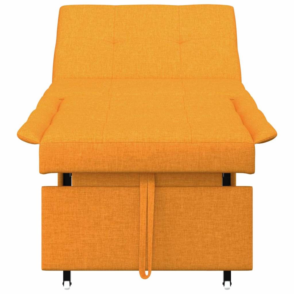 Divano letto Giallo scuro 194 x 67 x 37 cm Tessuto 42008590