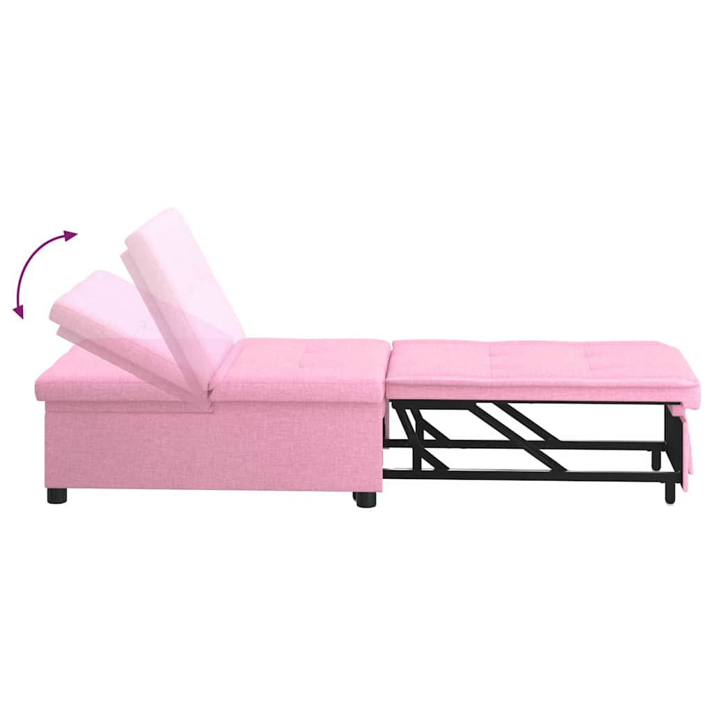 Divano letto Rosa 194 x 67 x 37 cm Tessuto 42008592