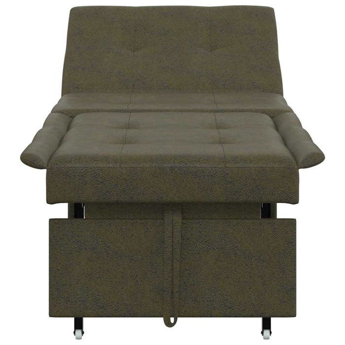 vidaXL Divano Letto Grigio scuro 67 x 194 x 38 cm