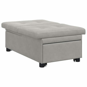 Divano Letto 3-in-1 Grigio Chiaro di 42008608