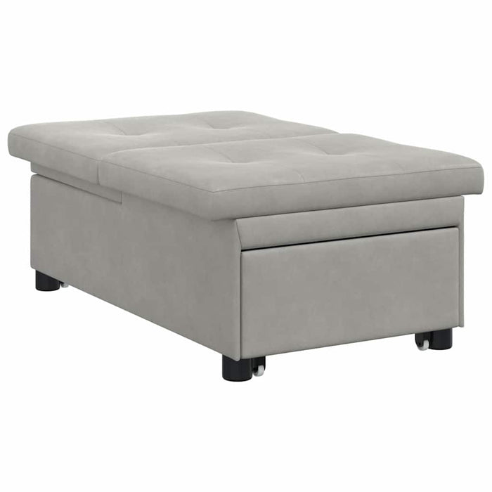 Divano Letto 3-in-1 Grigio Chiaro di 42008608