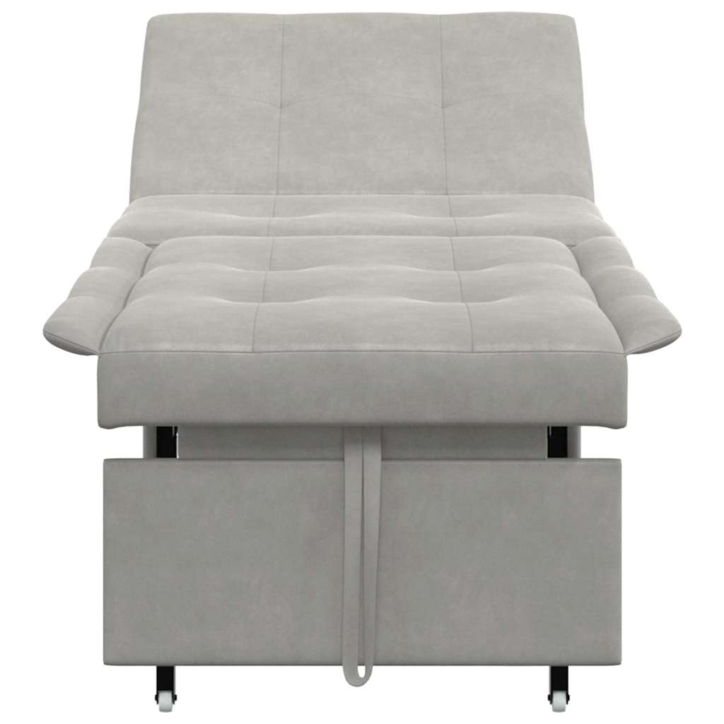 Divano Letto 3-in-1 Grigio Chiaro di 42008608